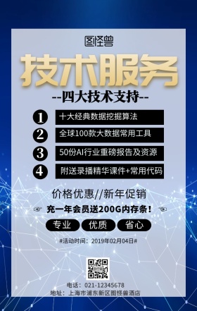 技术服务海报