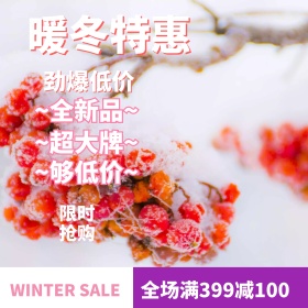 红色流体渐变女鞋直通车主图冬季促销冬上新