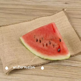 卡通西瓜饼干蛋糕手机微博封面模版