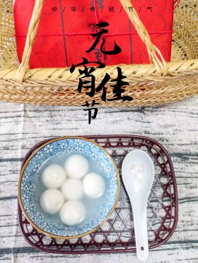 红色闹元宵原创手绘海报