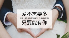 爱情情感婚纱新娘浪漫公众号封面模版