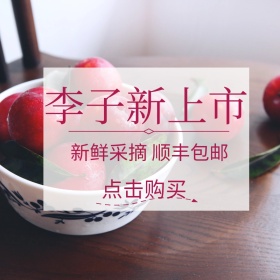 新鲜李子淘宝水果直通车主图