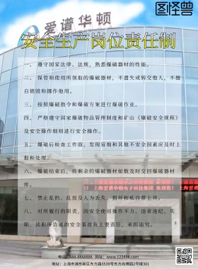 2018安全责任主题宣传海报