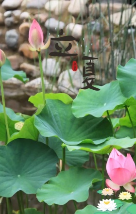 蓝天白云立夏手机海报h5模板