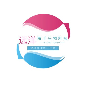 扁平色块海洋生物科技logo
