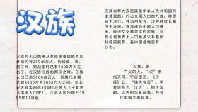 各个民族宣传小报