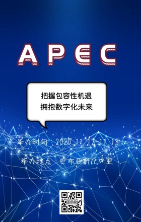 APEC亚太经济合作组织峰会海报