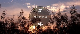 有 格 独有的格调 有格风公众号封面