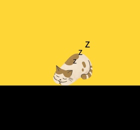 黄黑骑马打瞌睡简约朋友圈封面