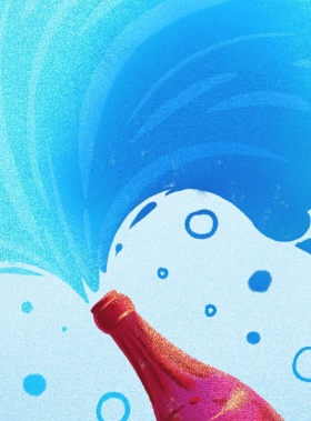 夏季冰爽可口可乐图片