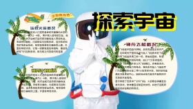 太空航天日宣传手抄报