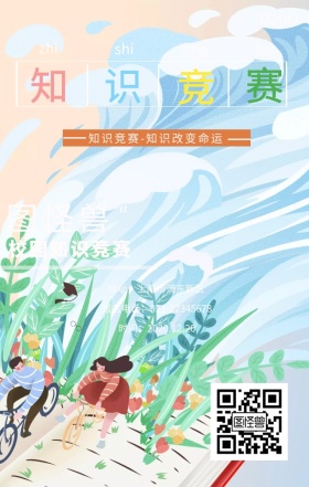 校园知识竞赛手机海报