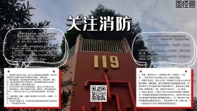 消防安全电子报宣传标语手抄报简约