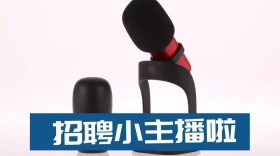 主播海选创意简约宣传公众号封面模板