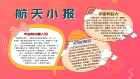 世界航天日宇宙宣传手抄报