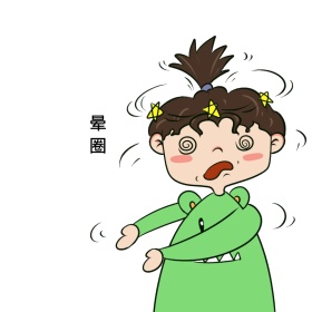 晕圈可爱狗狗表情包配图