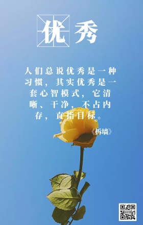 优秀纯色背景日签