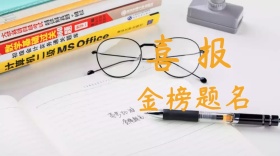 创意剪影喜报公众号封面