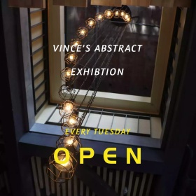 艺术展览简约创意公众号正方形配图