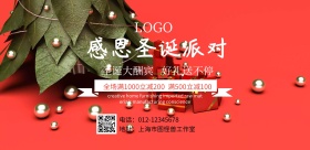 圣诞节节日促销海报