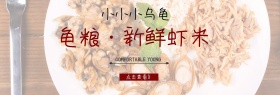 龟粮促销banner模板
