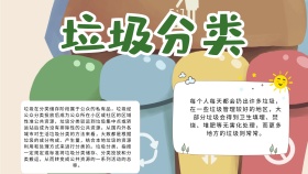 小学生垃圾分类手抄报