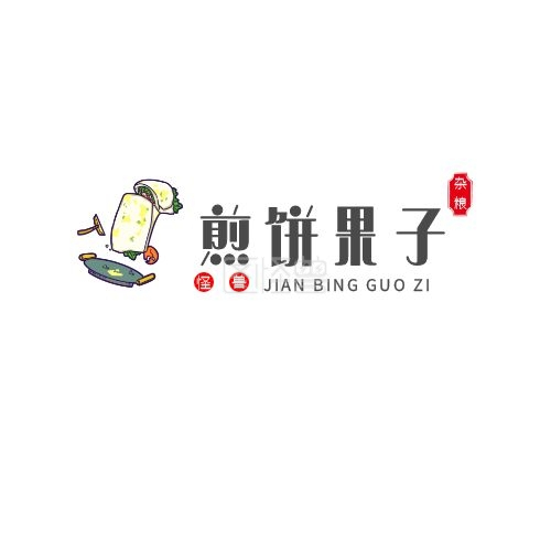 杂粮煎饼果子logo设计