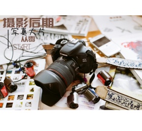 摄影后期处理教育培训背景图