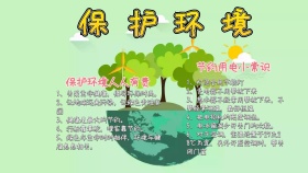 保护环境节约用电小常识小抄报