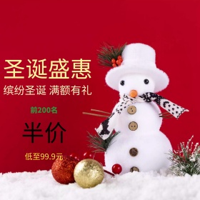 淘宝天猫圣诞节直通车主图模板
