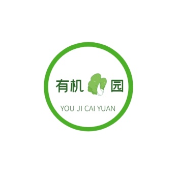 健康生态绿色有机蔬菜创意平面logo