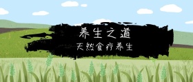 养生之道 天然食疗养生 春节养生公众号封面养生