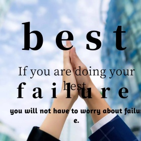 竭尽全力简约创意公众号正方形配图