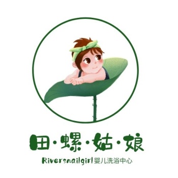 田螺姑娘儿童卡通印刷平面logo设计