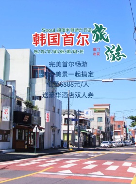 豪华韩国游海报