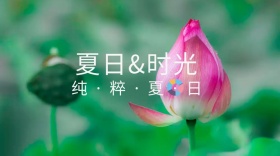 夏日时光红包公众号封面