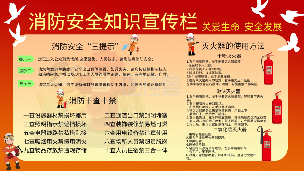 消防安全知识宣传栏