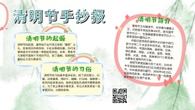 清明节节日手抄报