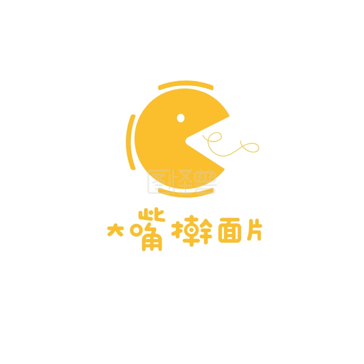 大嘴擀面片logo