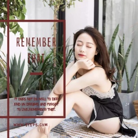 高端暗红色欧美风女生唯美公众号配图