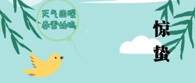 惊蛰儿童节气卡通公众号封面
