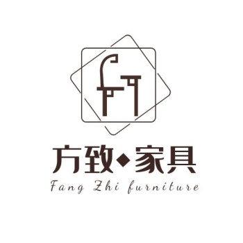 方致家具简约字母文字logo设计