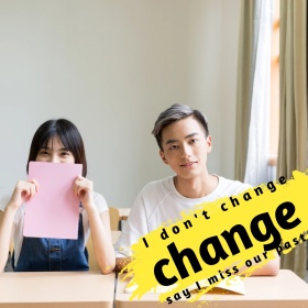 改变教师文艺简约公众号正方形配图