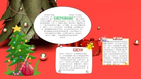 圣诞节儿童小报手抄报