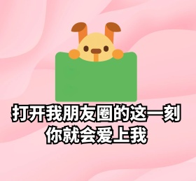 打开我朋友圈的这一刻封面