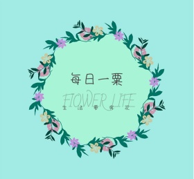 每日一粟清新花店封面