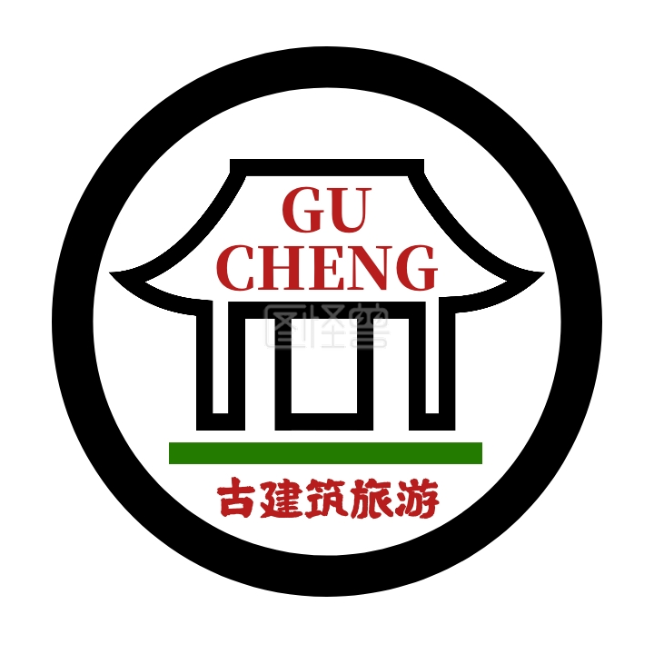 古建筑旅游观光logo