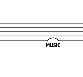 MUSIC音乐五线谱朋友圈封面