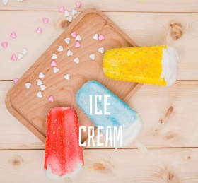 日本抹茶冰淇淋icecream朋友圈封面