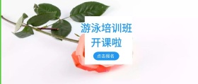 游泳培训班开课啦